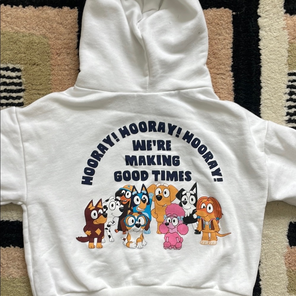 Bluey Hoodie, Zara, 4T
